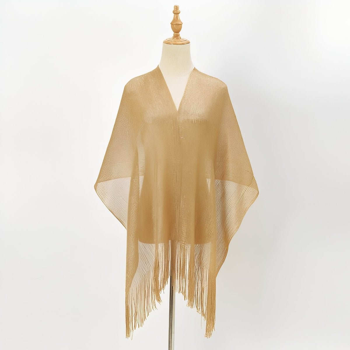 Étole dorée pour tenue de cérémonie