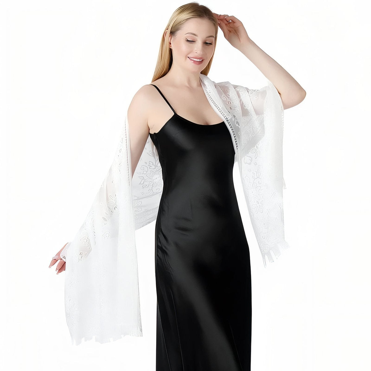 Étole élégante pour soirée femme