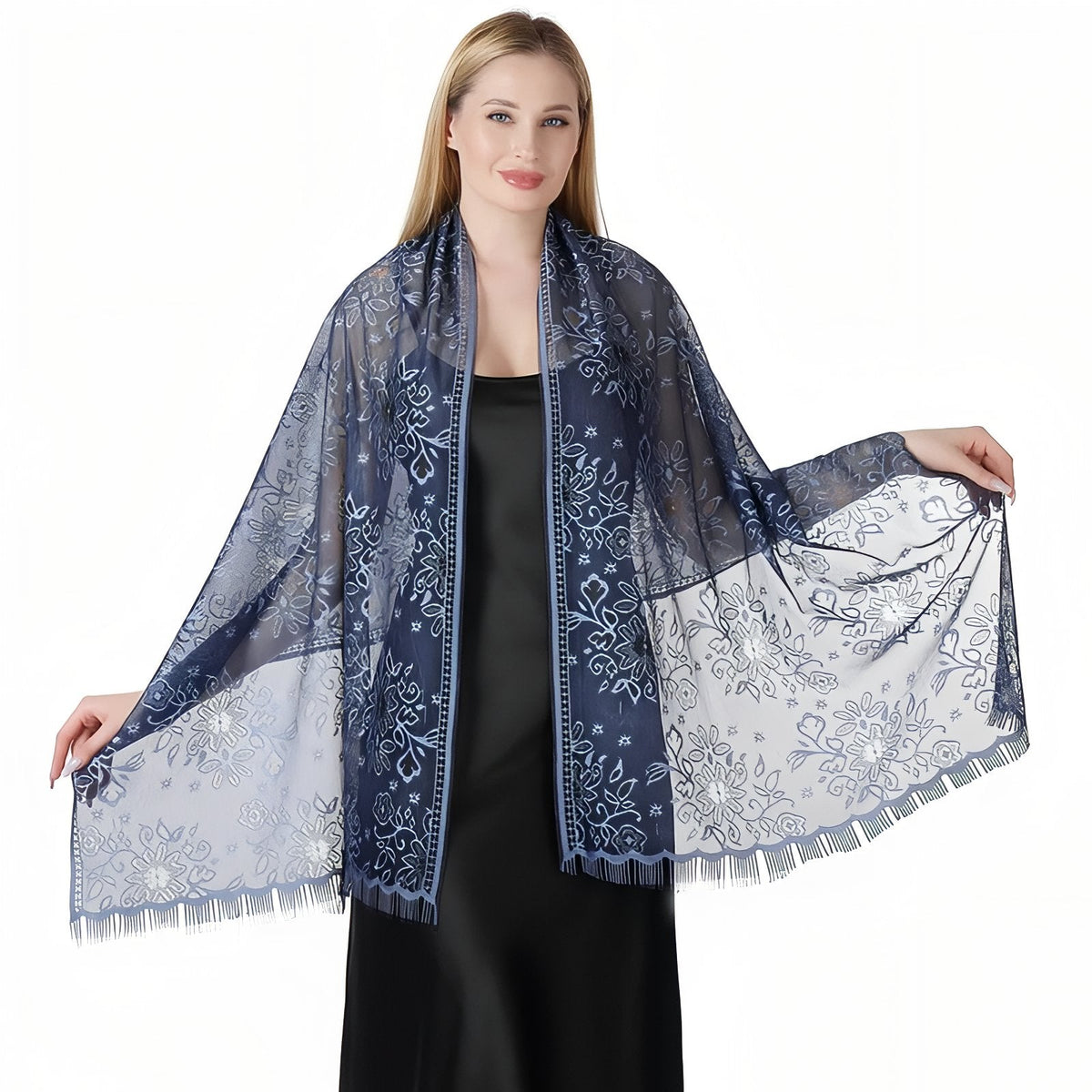 Étole féminine pour tenue de soirée