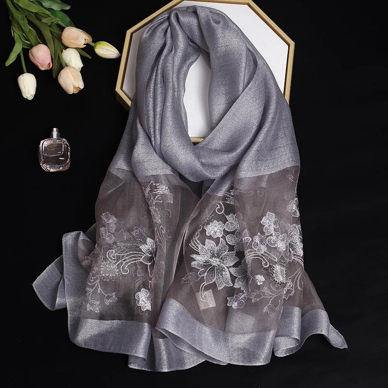 Étole grise pour mariage