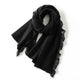 Stola Nera In Cashmere