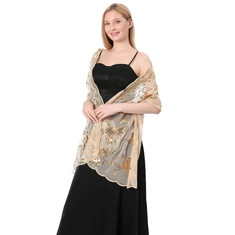 Étole nuptiale dorée