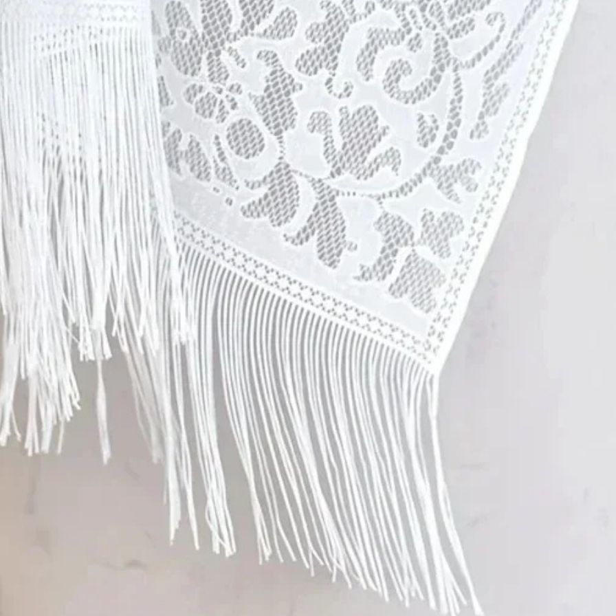 Étole nuptiale en dentelle