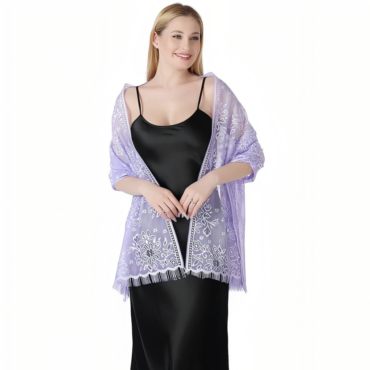 Étole pour femme à porter en soirée