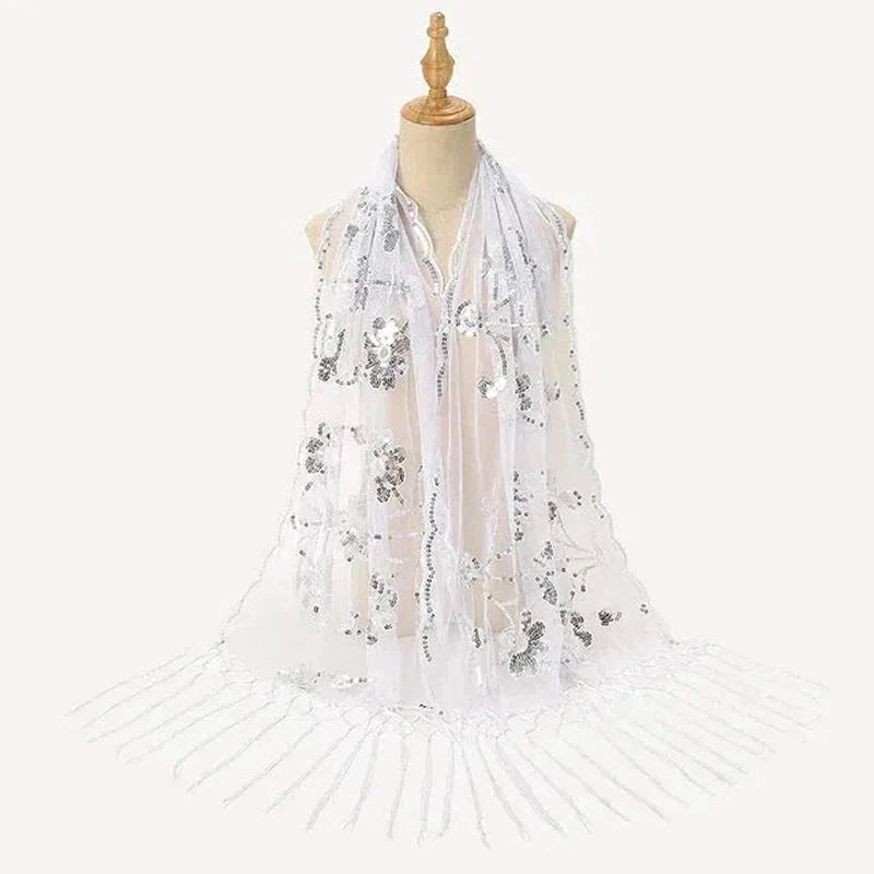 Étole pour femme dédiée au mariage
