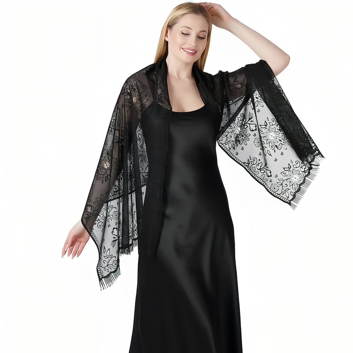 Étole pour femme en soirée