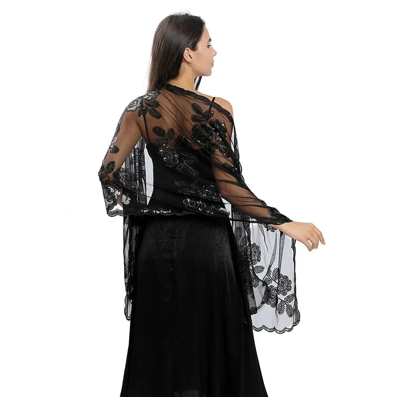 Étole pour robe de soirée