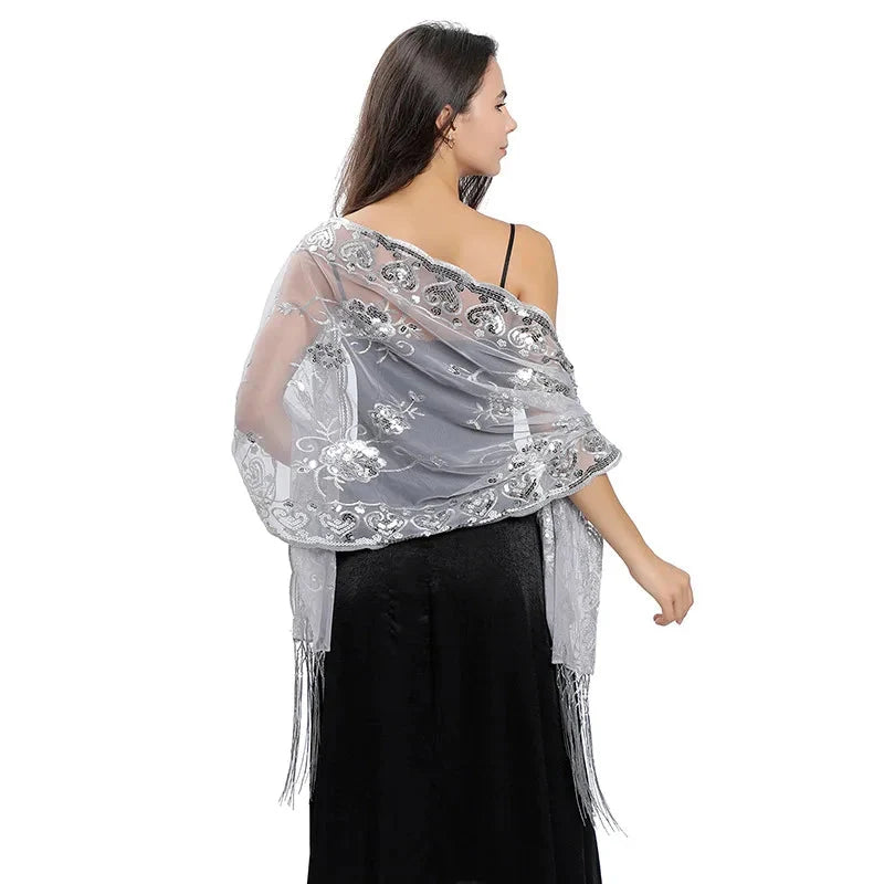 Étole pour tenue de cérémonie de mariage