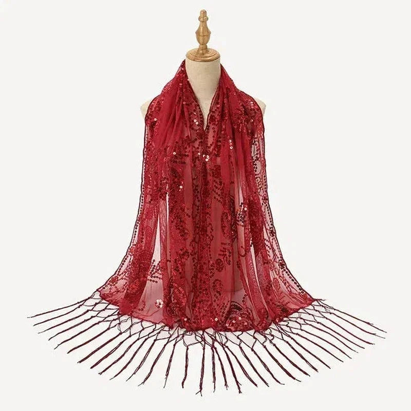 Étole pour tenue féminine de mariage