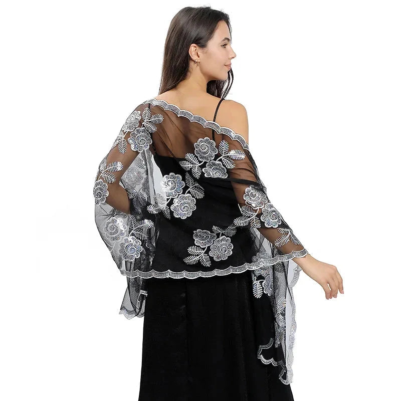Étole pour tenue habillée de soirée
