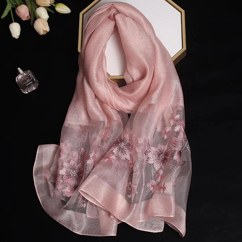 Étole rose poudré pour mariage