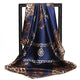 Navy Blue and Brown