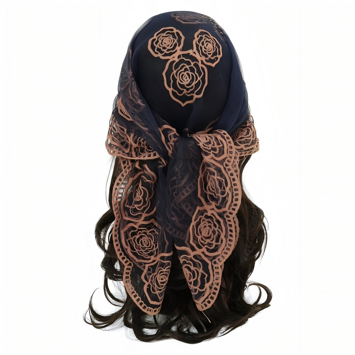 Foulard à cheveux en dentelle