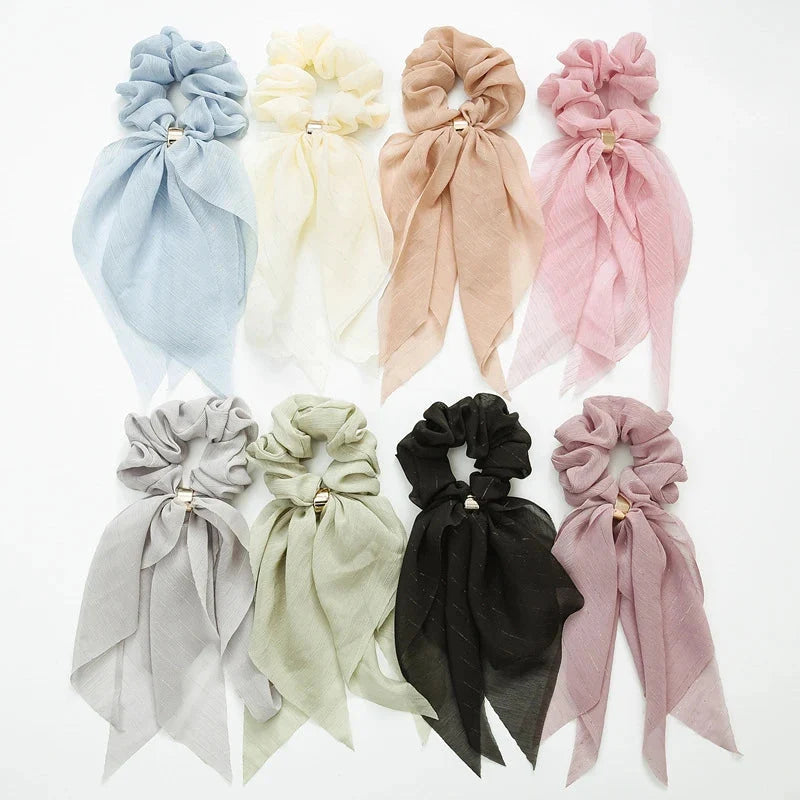 Foulard à cheveux type chouchou