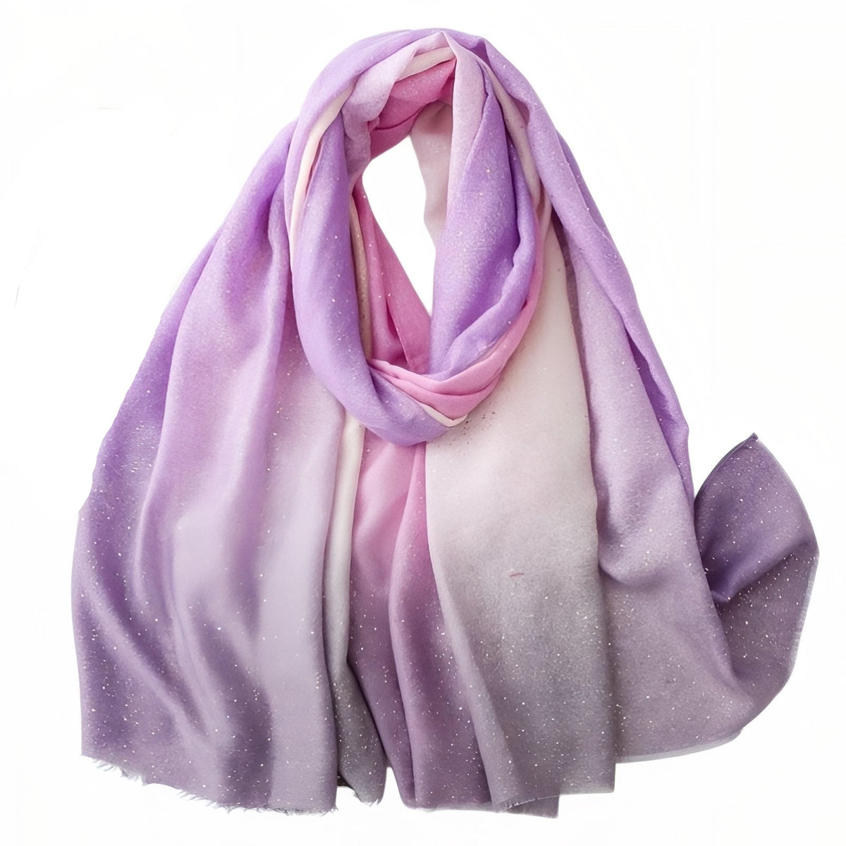 Foulard à effet pailleté pour femme