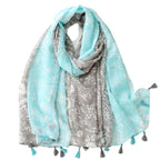 Foulard à pompon façon chèche