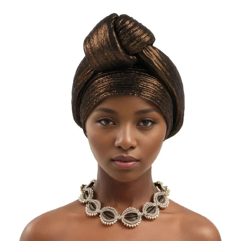 Foulard africain destiné à la coiffure