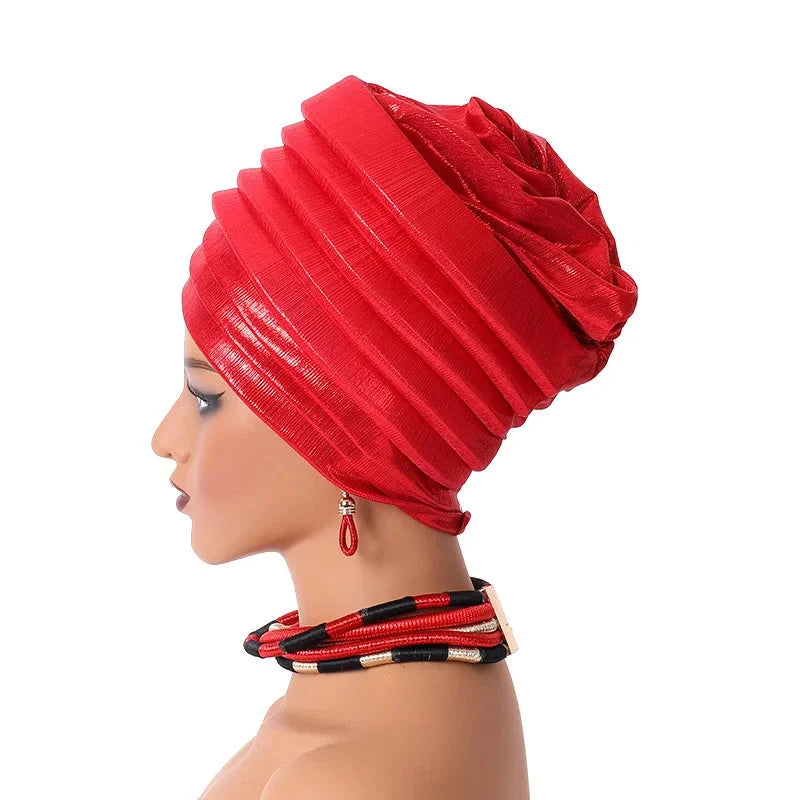 Foulard africain façon turban