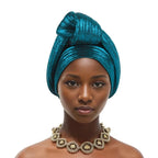 Foulard africain pour coiffure