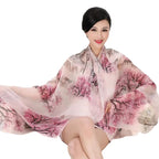 Foulard ample en soie