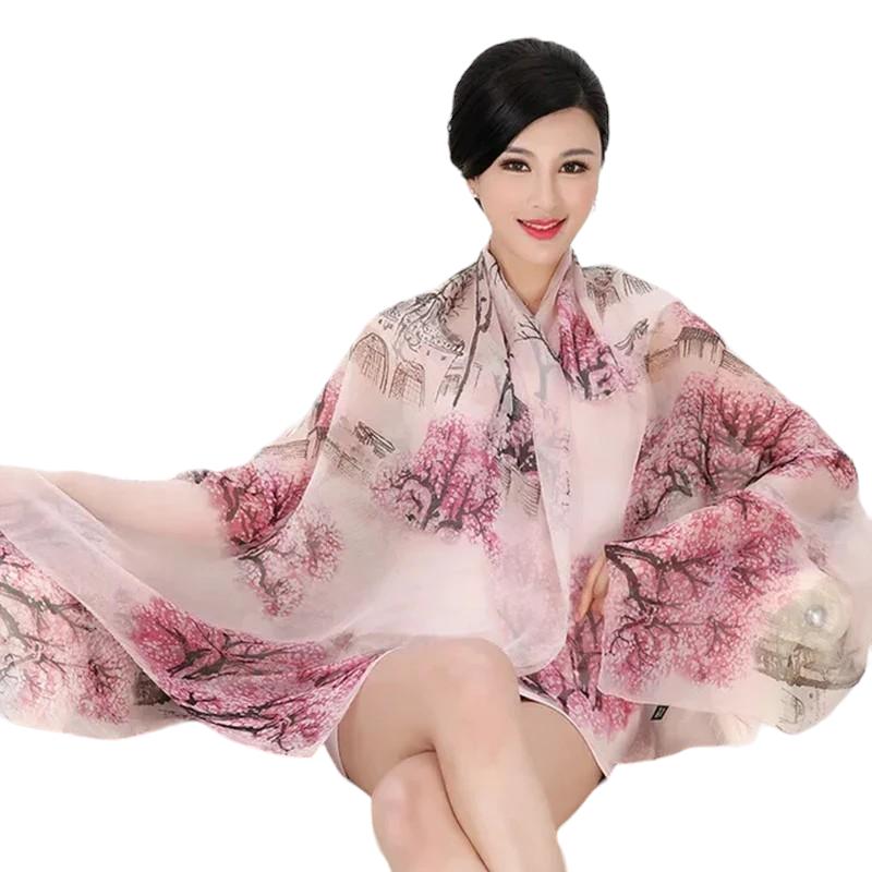 Foulard ample en soie