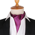 Foulard ascot avec motifs