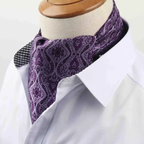 Foulard ascot élégant masculin
