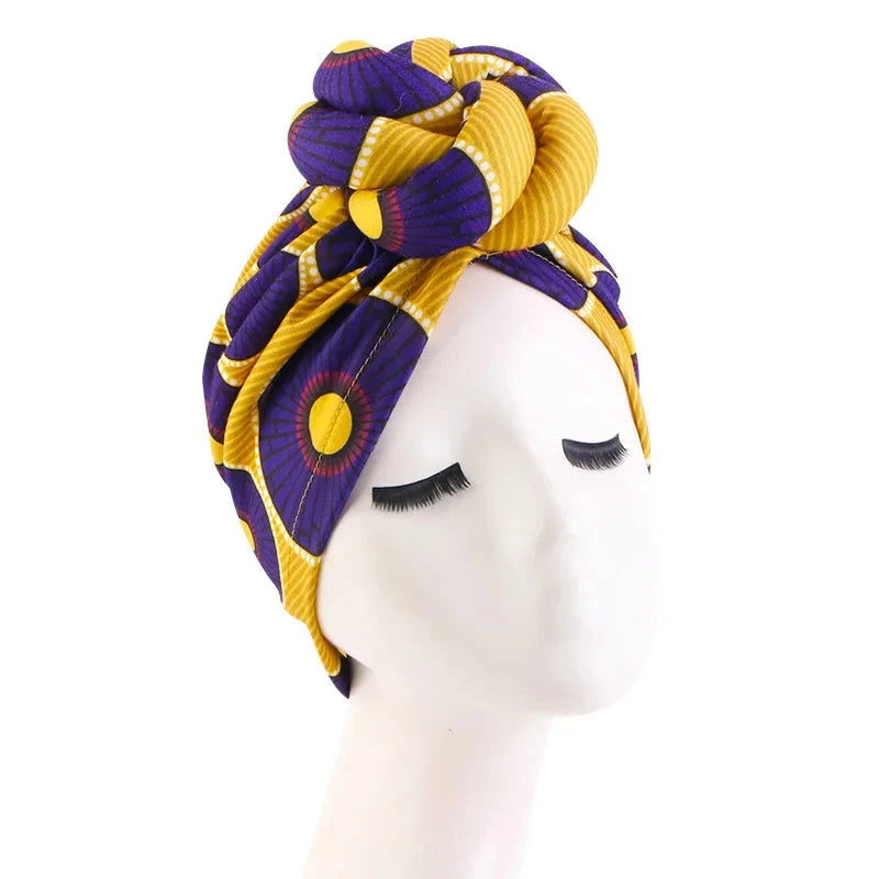 Foulard au style africain pour femme