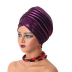 Foulard au style turban africain