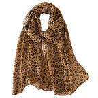 Foulard aux couleurs multiples motif léopard
