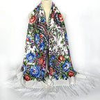 Foulard châle à inspiration russe