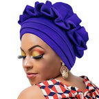 Foulard-chapeau au style africain