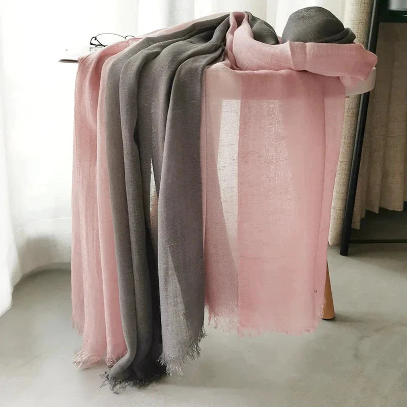 Foulard chèche rose