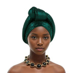 Foulard cheveux au style africain