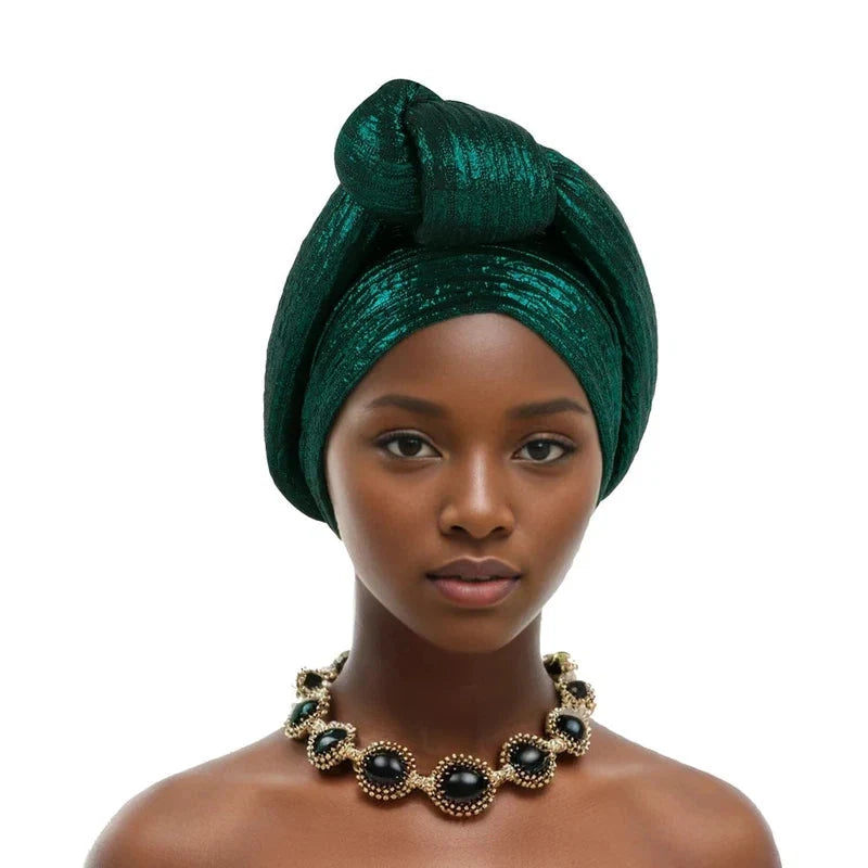Foulard cheveux au style africain