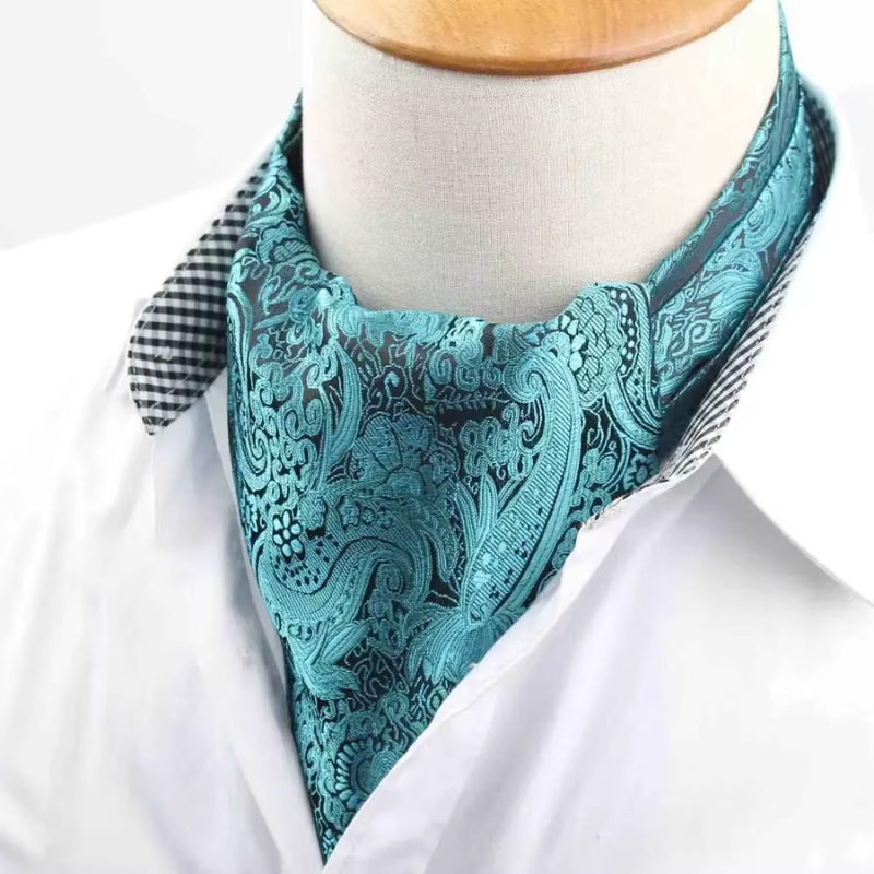 Foulard classique façon ascot pour homme