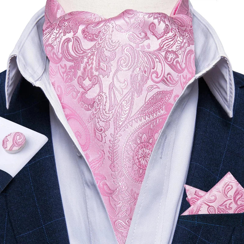 Foulard-cravate masculin en soie