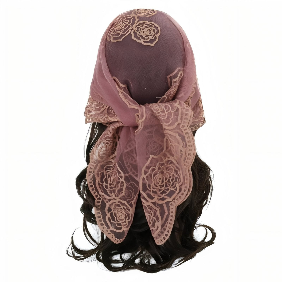 Foulard de coiffure en dentelle