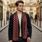 Foulard de cou en soie pour homme