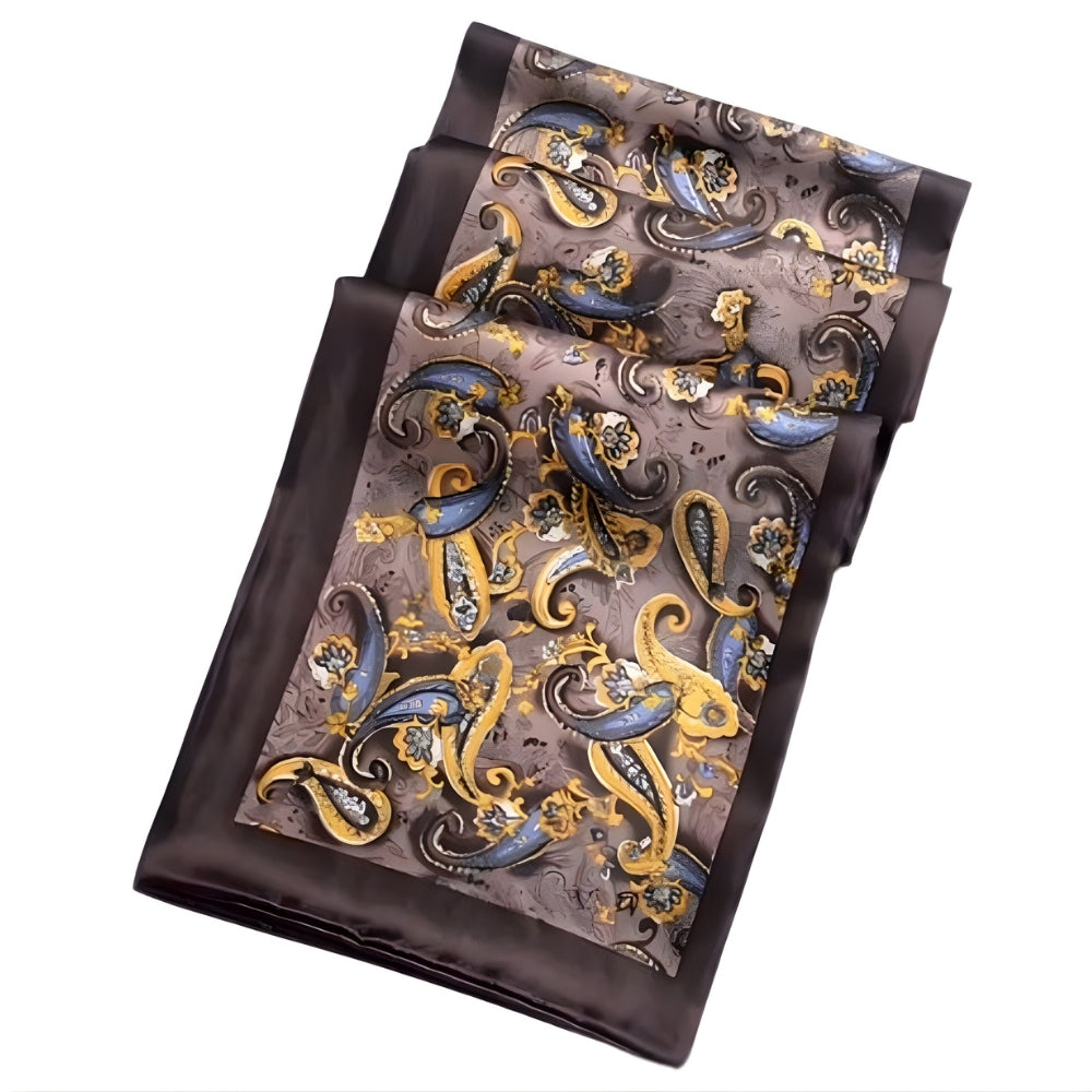 Foulard de cou homme composé de soie
