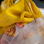 Foulard de femme en mousseline de soie