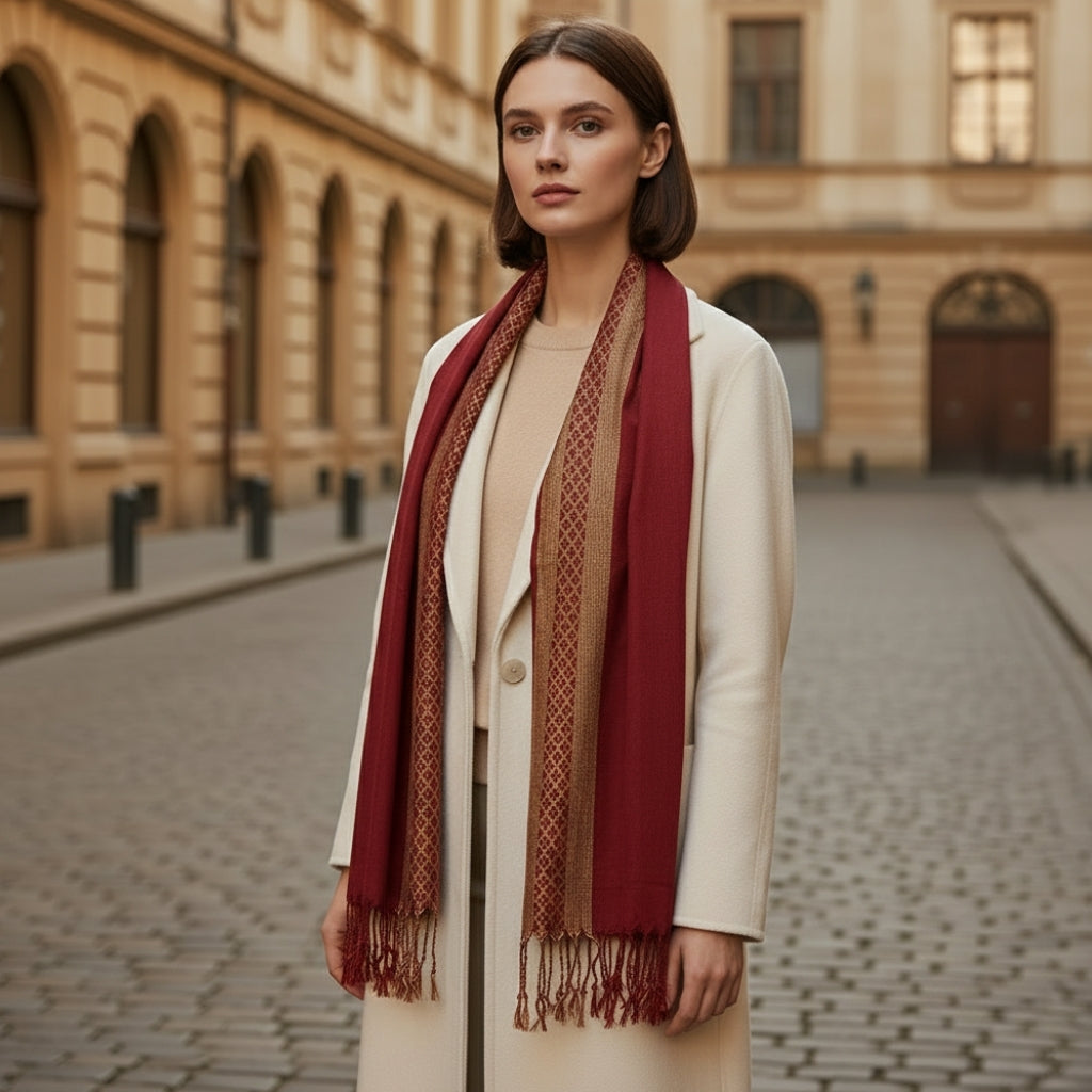 Foulard de femme pashima