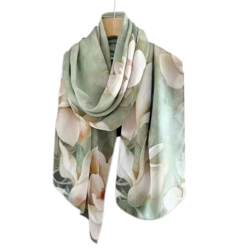 Foulard de luxe en soie pour femme