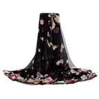 Foulard de soie imprimée femme
