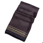 Foulard de soie masculin pour le cou