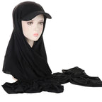Foulard de style casquette hijab