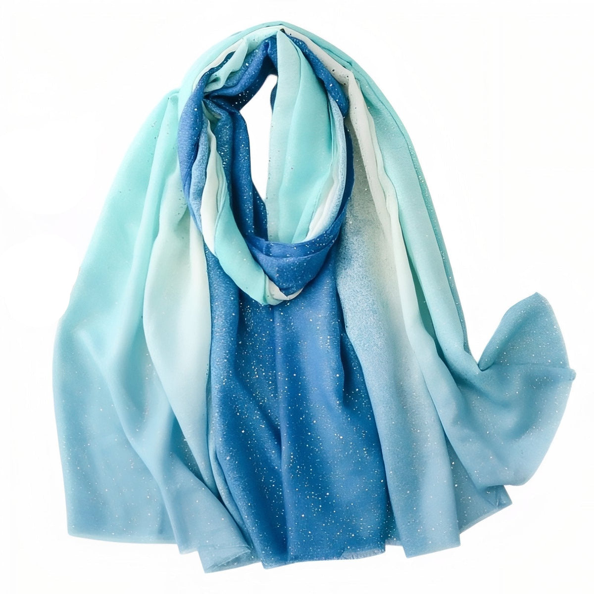 Foulard décoratif à paillettes pour femme