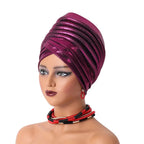 Foulard d’inspiration africaine pour turban
