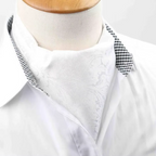 Foulard élégant façon ascot pour homme