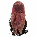 Foulard en dentelle à porter dans les cheveux